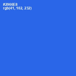 #2966E8 - Mariner Color Image