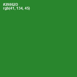 #29862D - Forest Green Color Image