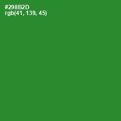 #298B2D - Forest Green Color Image