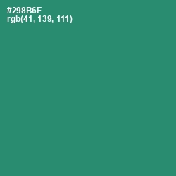 #298B6F - Eucalyptus Color Image
