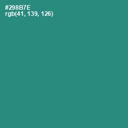 #298B7E - Eucalyptus Color Image