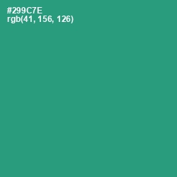 #299C7E - Eucalyptus Color Image