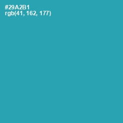 #29A2B1 - Pelorous Color Image