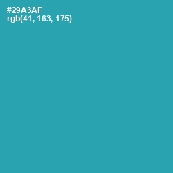 #29A3AF - Pelorous Color Image