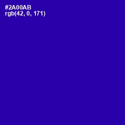 #2A00AB - Blue Gem Color Image