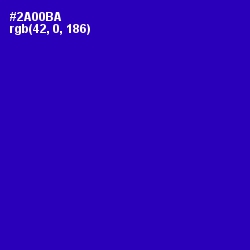 #2A00BA - Blue Gem Color Image