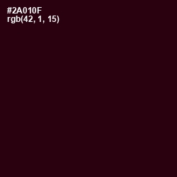 #2A010F - Sepia Black Color Image