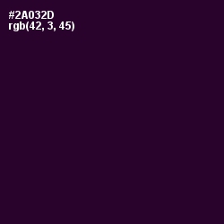 #2A032D - Jacaranda Color Image