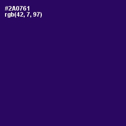 #2A0761 - Paua Color Image