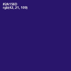 #2A156D - Persian Indigo Color Image