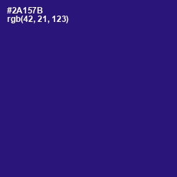 #2A157B - Persian Indigo Color Image