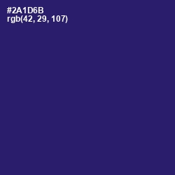 #2A1D6B - Persian Indigo Color Image