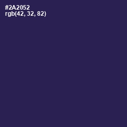 #2A2052 - Cloud Burst Color Image