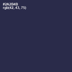 #2A2B4B - Cloud Burst Color Image