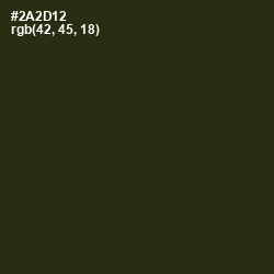#2A2D12 - Black Olive Color Image