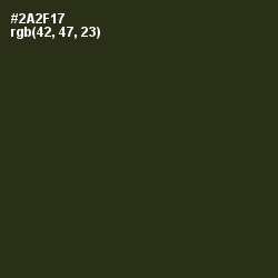 #2A2F17 - Black Olive Color Image