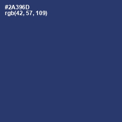 #2A396D - Rhino Color Image