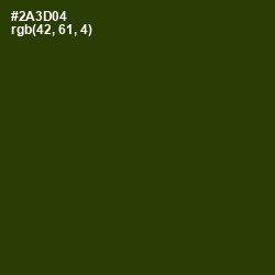#2A3D04 - Turtle Green Color Image
