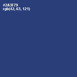 #2A3F79 - Astronaut Color Image