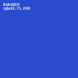 #2A4BD0 - Mariner Color Image