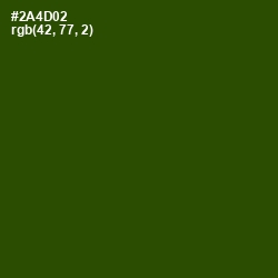 #2A4D02 - Green House Color Image