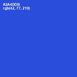 #2A4DDB - Mariner Color Image
