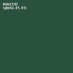 #2A513D - Lunar Green Color Image