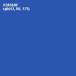 #2A56AF - Cerulean Blue Color Image