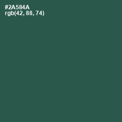 #2A584A - Plantation Color Image