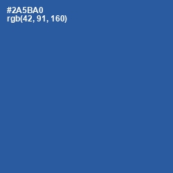 #2A5BA0 - Azure Color Image