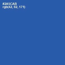 #2A5CAB - Azure Color Image