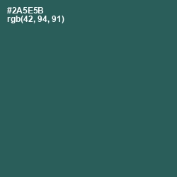 #2A5E5B - Spectra Color Image