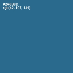#2A6B8D - Calypso Color Image