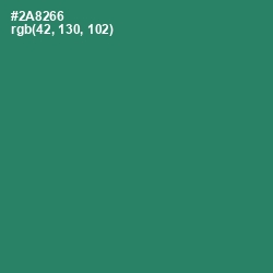 #2A8266 - Eucalyptus Color Image