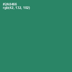 #2A8466 - Eucalyptus Color Image