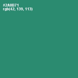 #2A8B71 - Eucalyptus Color Image