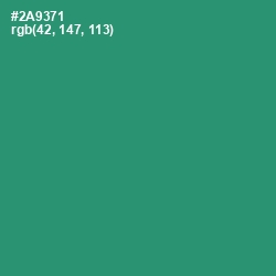 #2A9371 - Eucalyptus Color Image