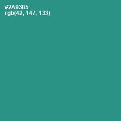 #2A9385 - Lochinvar Color Image