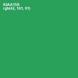 #2AA15B - Sea Green Color Image