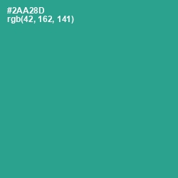 #2AA28D - Jungle Green Color Image
