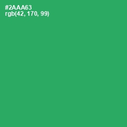 #2AAA63 - Eucalyptus Color Image
