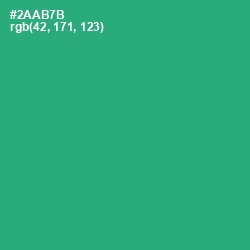 #2AAB7B - Jade Color Image