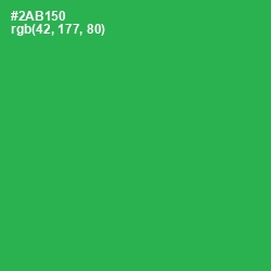 #2AB150 - Sea Green Color Image