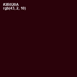 #2B020A - Sepia Black Color Image