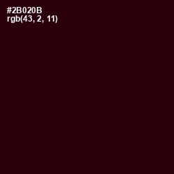 #2B020B - Sepia Black Color Image