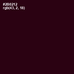 #2B0212 - Sepia Black Color Image