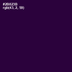 #2B023B - Mardi Gras Color Image