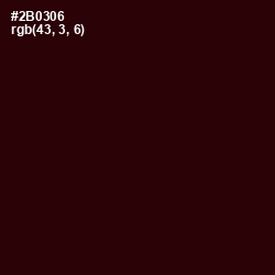 #2B0306 - Sepia Black Color Image