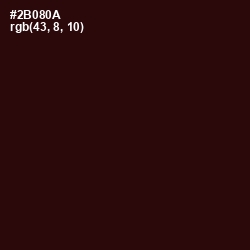 #2B080A - Sepia Black Color Image