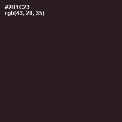 #2B1C23 - Revolver Color Image